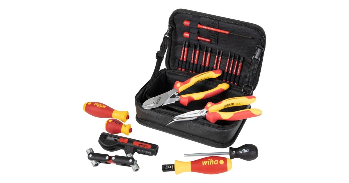 Wiha Werkzeug-Set Wallbox-Installation(rot/gelb, 23-teilig, inkl. Funktionstasche) Wiha Werkzeug-Set Wallbox-Installation(rot/gelb, 23-teilig, inkl. Funktionstasche)