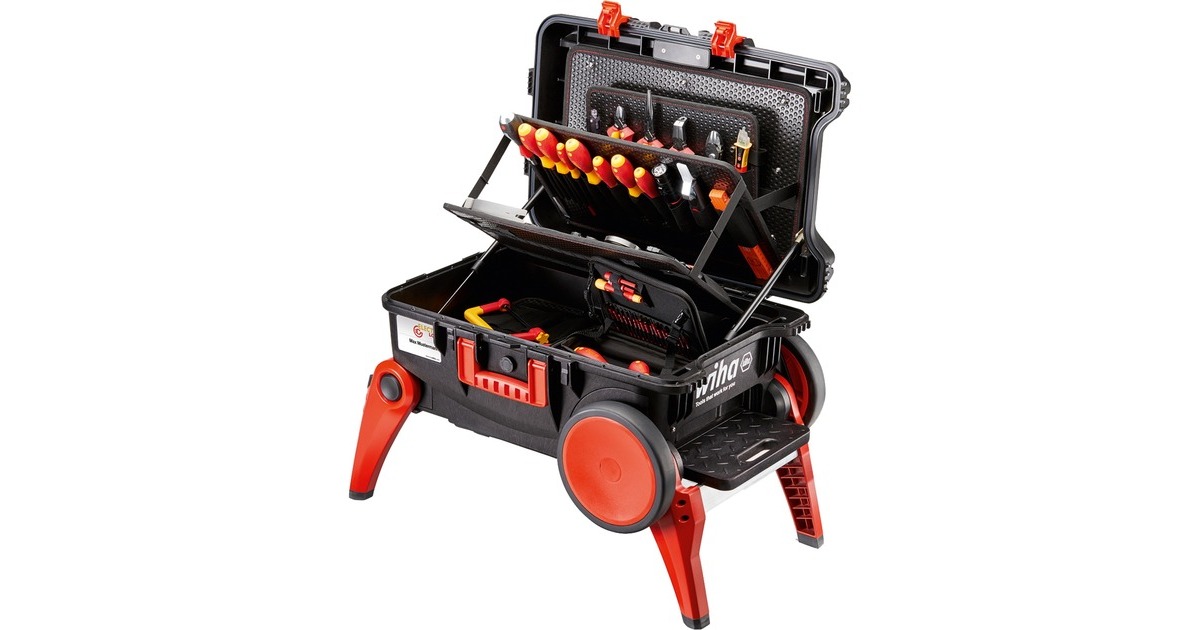 Wiha Werkzeug-Set XXL 3 electric(schwarz/rot, 104-teilig, mit Trolley-Koffer) Wiha Werkzeug-Set XXL 3 electric(schwarz/rot, 104-teilig, mit Trolley-Koffer)