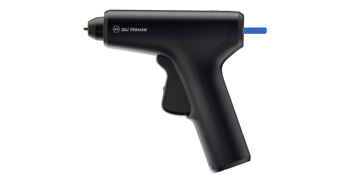 Wiha zai Hause 4V Akku-Heißklebepistole(schwarz, Li-Ion-Akku 3,6Volt 4,0Ah)