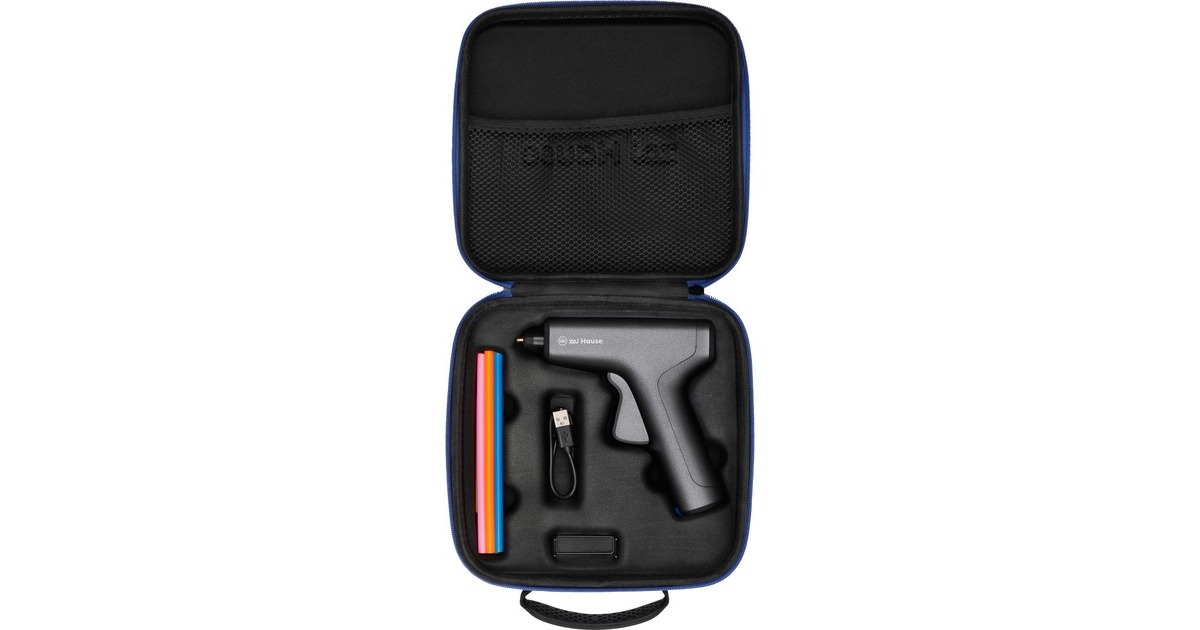 Wiha zai Hause 4V Akku-Heißklebepistole(schwarz, Li-Ion-Akku 3,6Volt 4,0Ah)