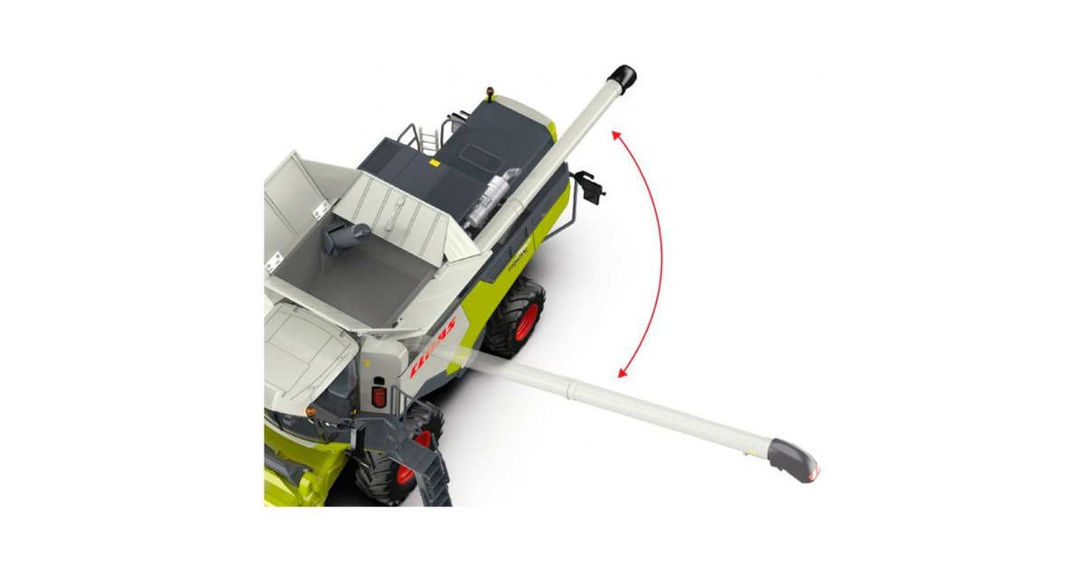 Wiking Claas Trion 720 Montana Convio 1080 und Transportwagen, Modellfahrzeug