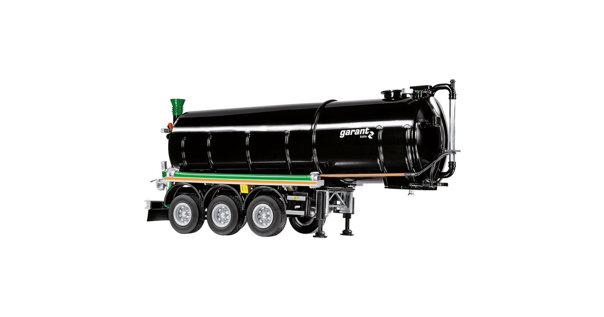 Wiking Kotte Tanksattelauflieger garant TSA 30.000, Modellfahrzeug(schwarz)