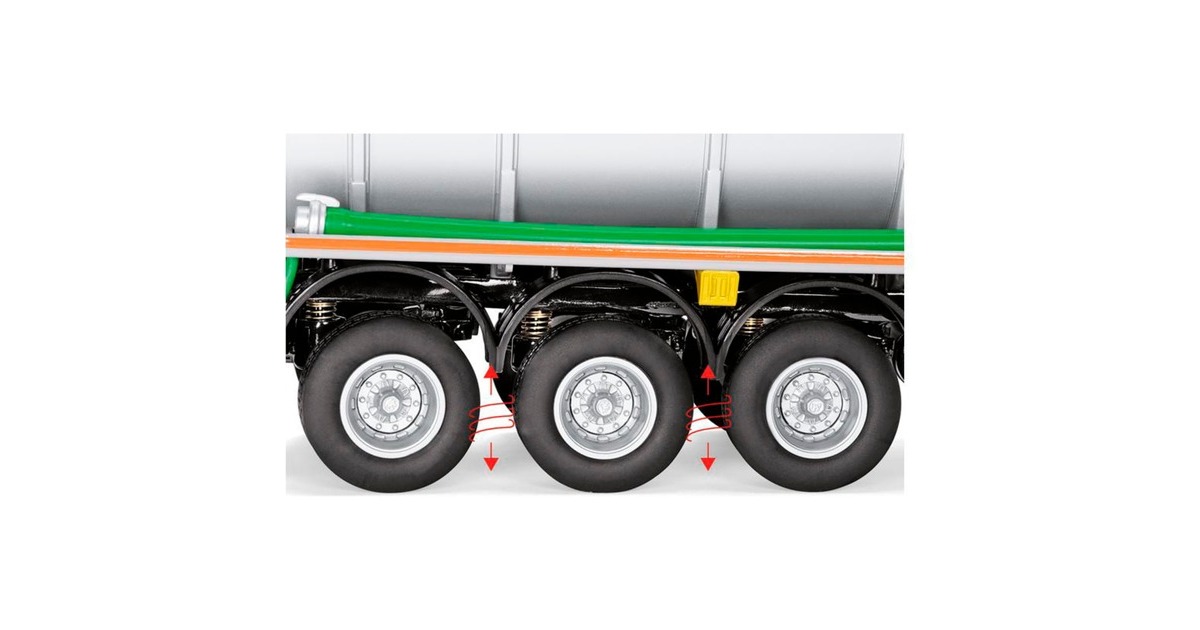 Wiking Kotte Tanksattelauflieger garant TSA 30.000, Modellfahrzeug(weiß)