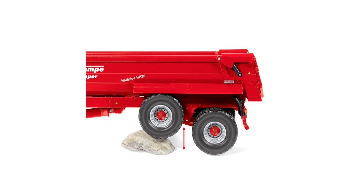 Wiking Krampe Tandem-Halbrundmulde Halfpipe HP 20, Modellfahrzeug