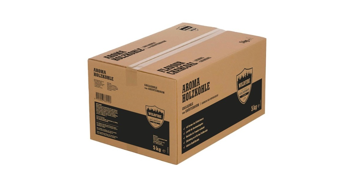 Wildfire Holzkohle vom Kräuterbaum, 5kg