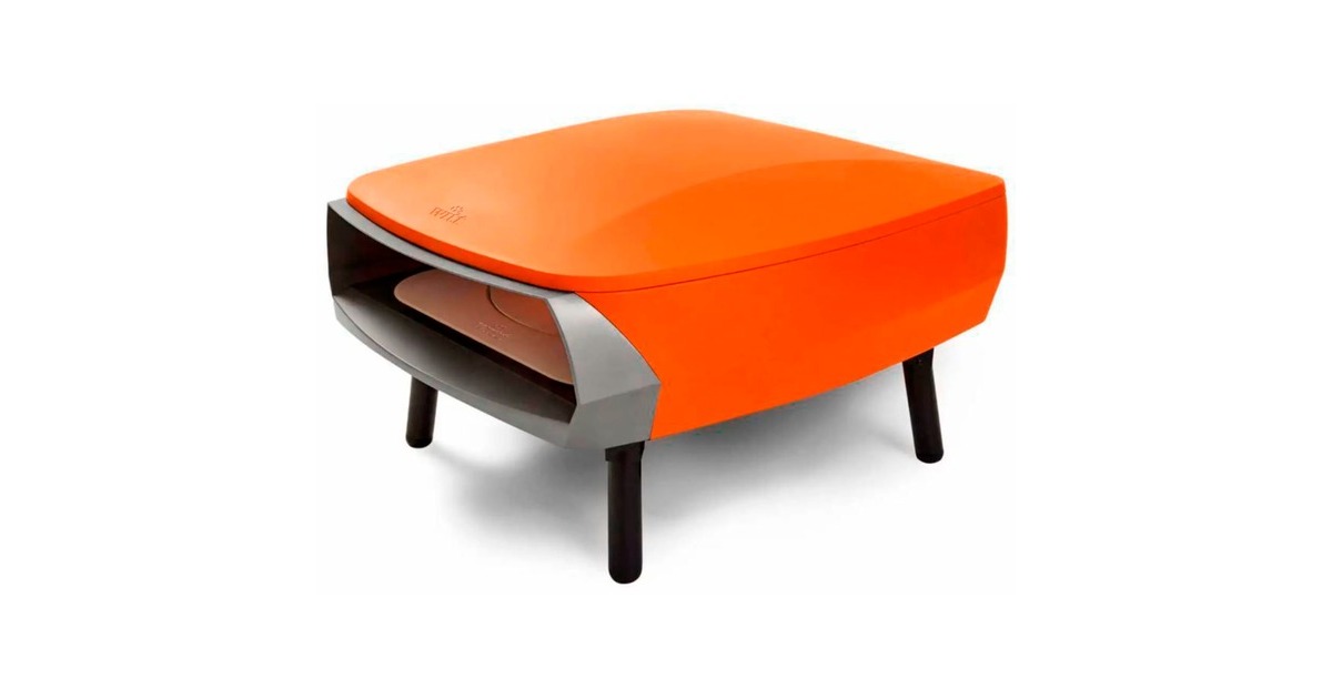 Witt Pizzaofen ETNA Rotante(orange, für Pizzen bis ca. Ø 40cm, rotierender Pizzastein)