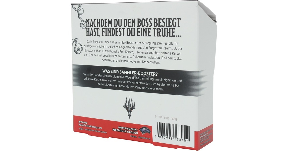 Wizards of the Coast Magic: The Gathering - D&D Adventures in the Forgotten Realms Sammler Booster Display deutsch, Sammelkarten