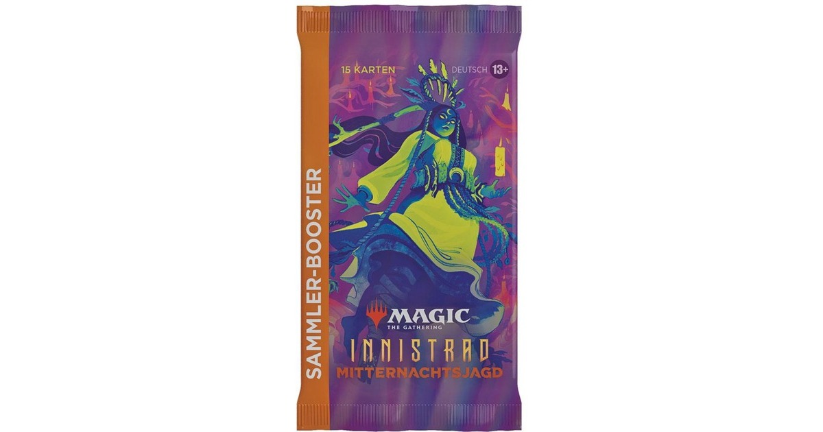Wizards of the Coast Magic: The Gathering - Innistrad: Mitternachtsjagd Sammler-Booster Display deutsch, Sammelkarten