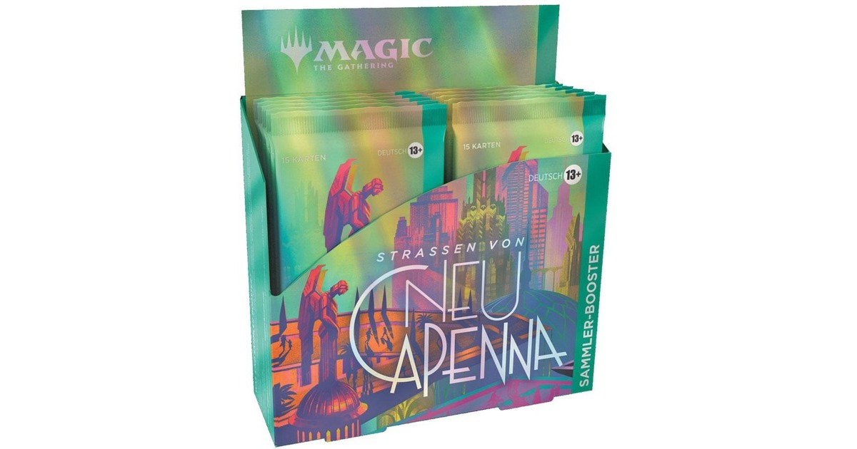 Wizards of the Coast Magic: The Gathering - Straßen von Neu-Capenna Sammler Booster Display deutsch, Sammelkarten Wizards of the Coast Magic: The Gathering - Straßen von Neu-Capenna Sammler Booster Display deutsch, Sammelkarten