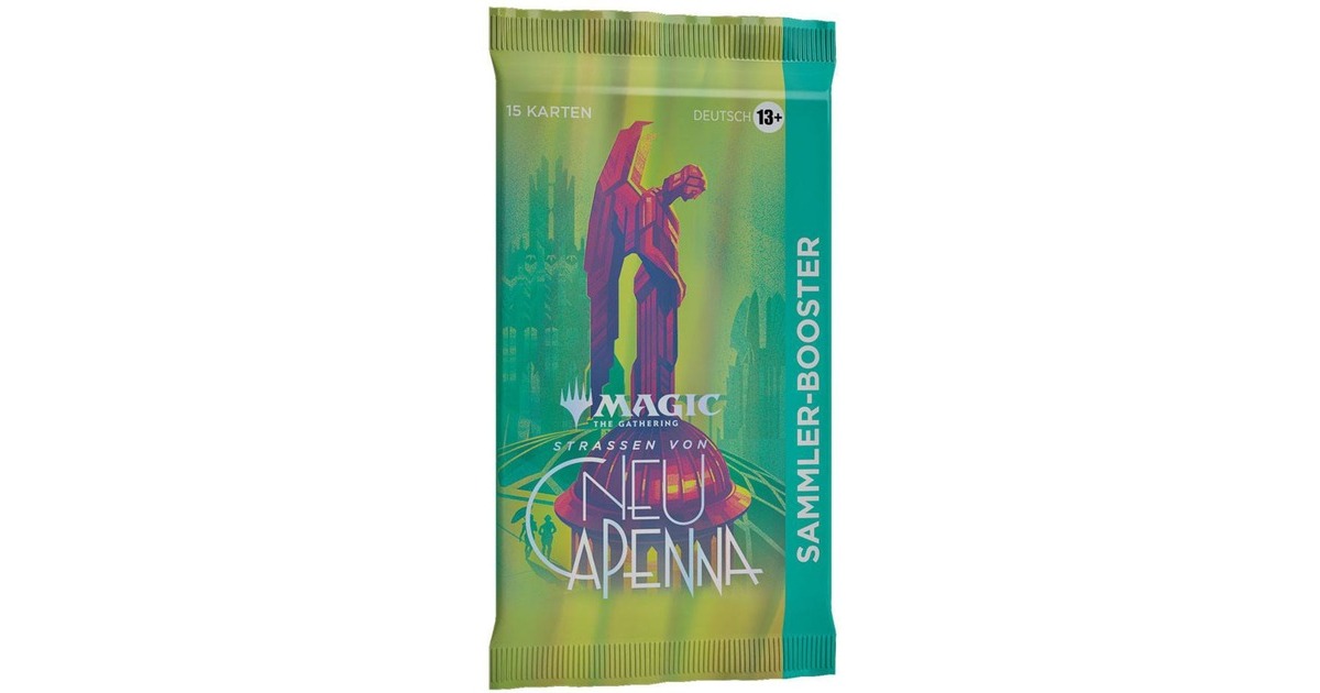 Wizards of the Coast Magic: The Gathering - Straßen von Neu-Capenna Sammler Booster Display deutsch, Sammelkarten