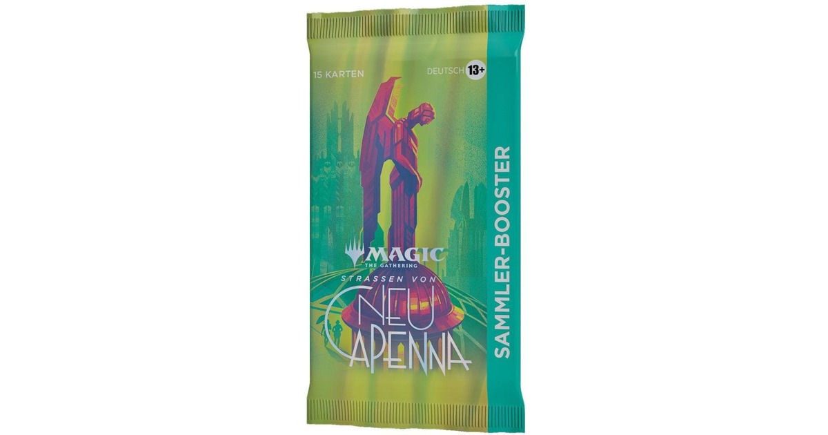 Wizards of the Coast Magic: The Gathering - Straßen von Neu-Capenna Sammler Booster Display deutsch, Sammelkarten