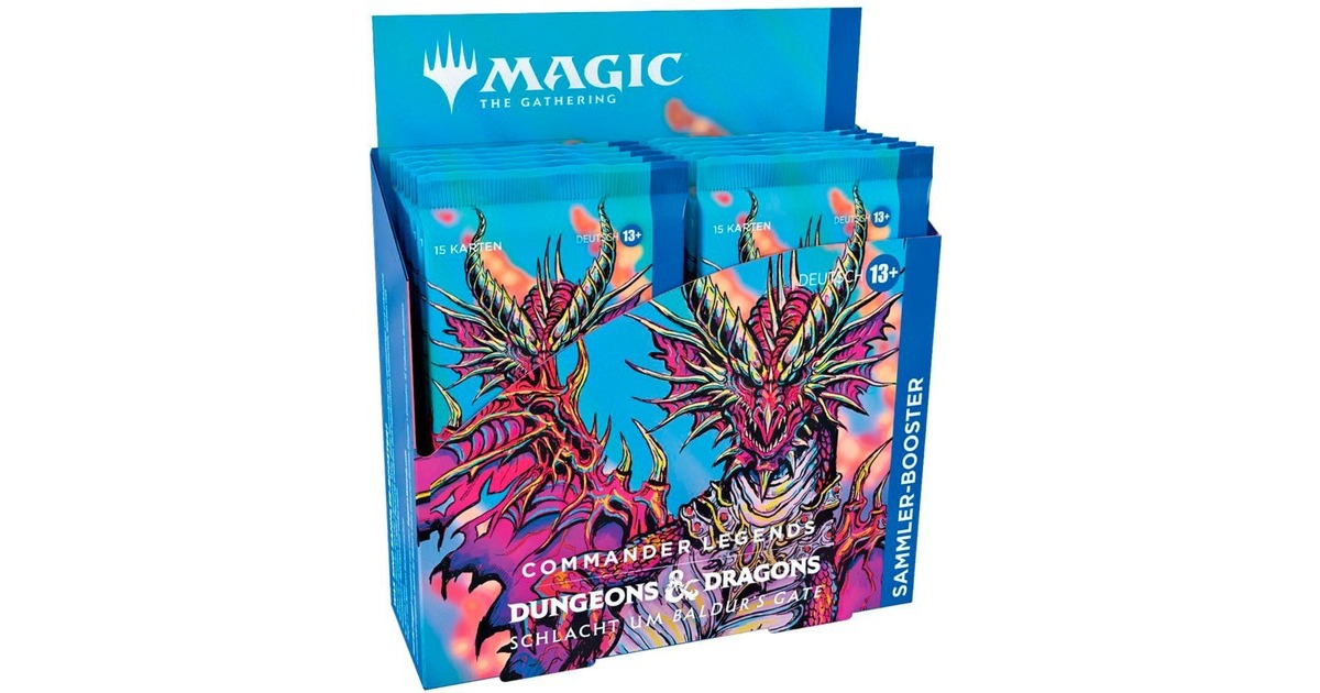 Wizards of the Coast Magic: The Gathering- Commander Legends: Schlacht um Baldur's Gate Sammler Booster Display deutsch, Sammelkarten Wizards of the Coast Magic: The Gathering- Commander Legends: Schlacht um Baldur's Gate Sammler Booster Display deutsch, Sammelkarten
