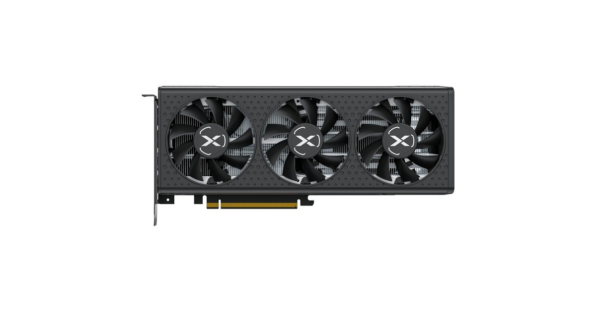 XFX Radeon RX 7600 SPEEDSTER QICK308 BLACK, Grafikkarte(RDNA 3, GDDR6, 3x DisplayPort, 1x HDMI 2.1)