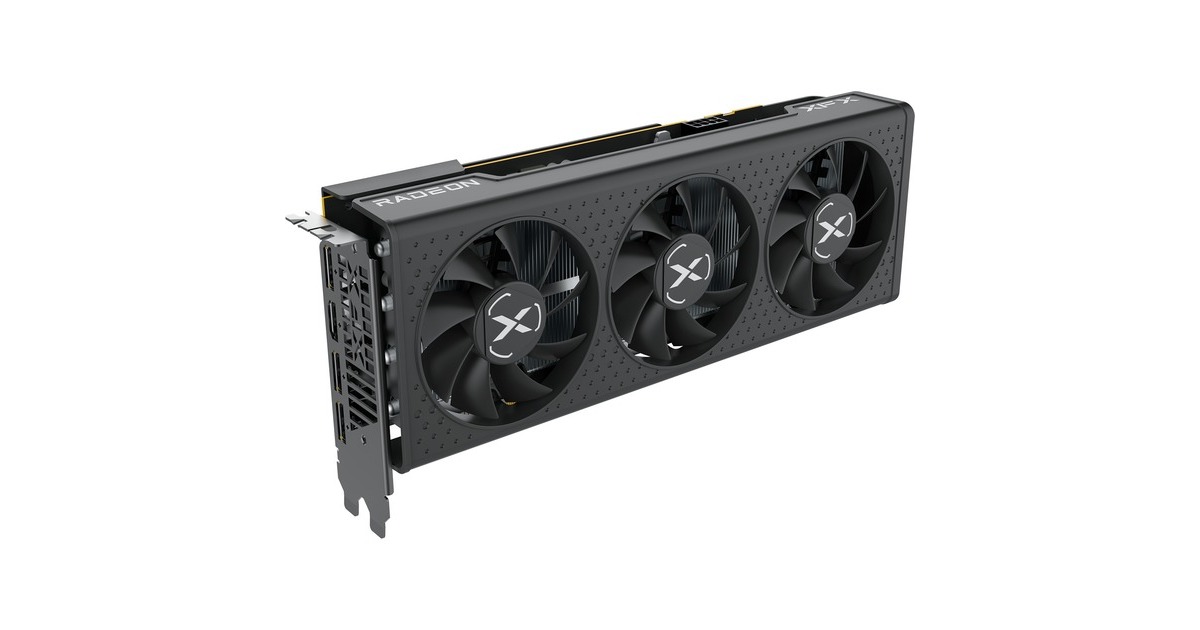 XFX Radeon RX 7600 SPEEDSTER QICK308 BLACK, Grafikkarte(RDNA 3, GDDR6, 3x DisplayPort, 1x HDMI 2.1)
