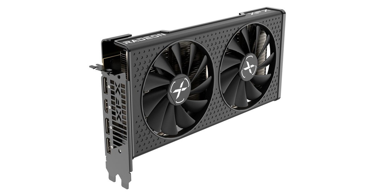 XFX Radeon RX 7600 SPEEDSTER SWFT210 CORE, Grafikkarte(RDNA 3, GDDR6, 3x DisplayPort, 1x HDMI 2.1)