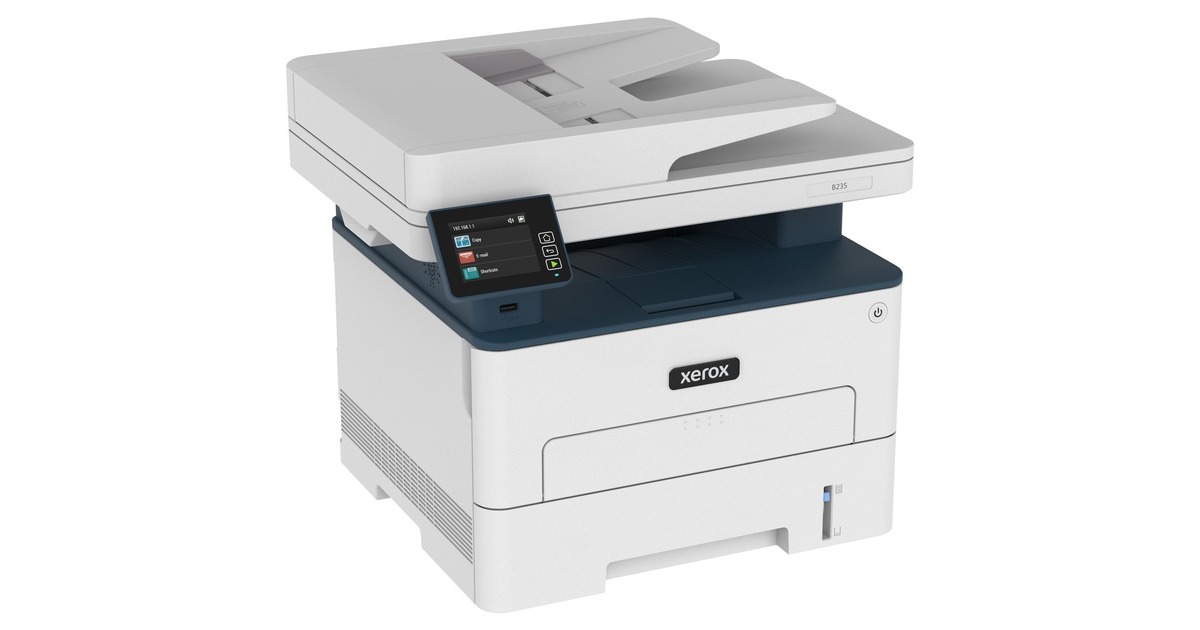 Xerox B235, Multifunktionsdrucker(grau/blau, USB, LAN, WLAN, Scan, Kopie, Fax) Xerox B235, Multifunktionsdrucker(grau/blau, USB, LAN, WLAN, Scan, Kopie, Fax)