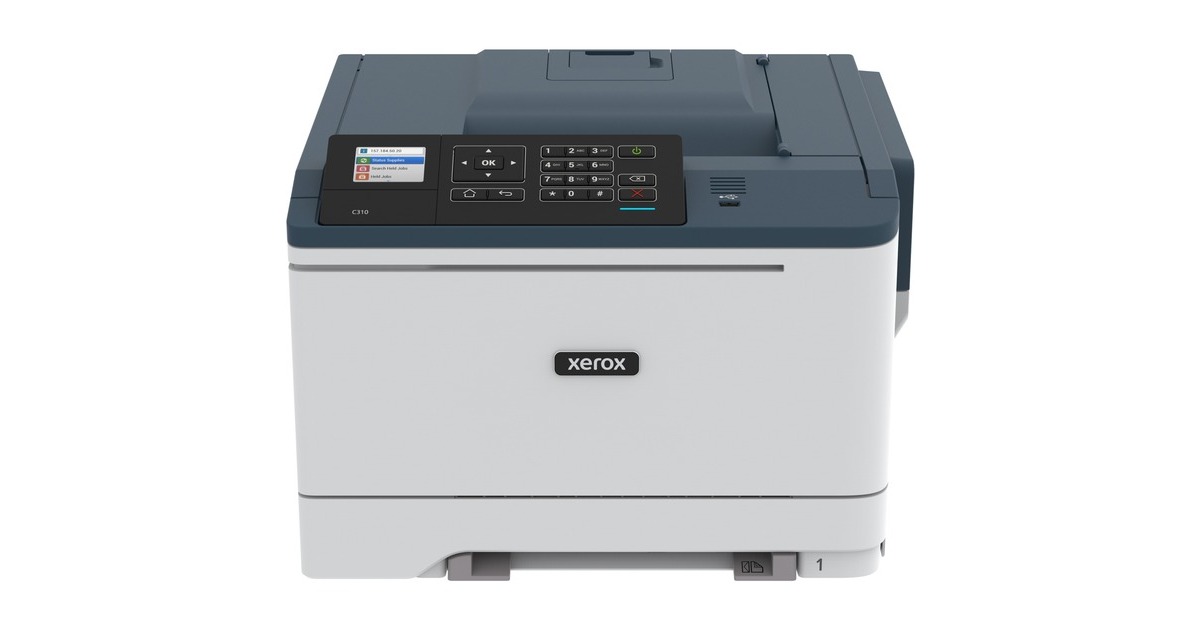 Xerox C310, Farblaserdrucker(grau/blau, USB, LAN, WLAN)