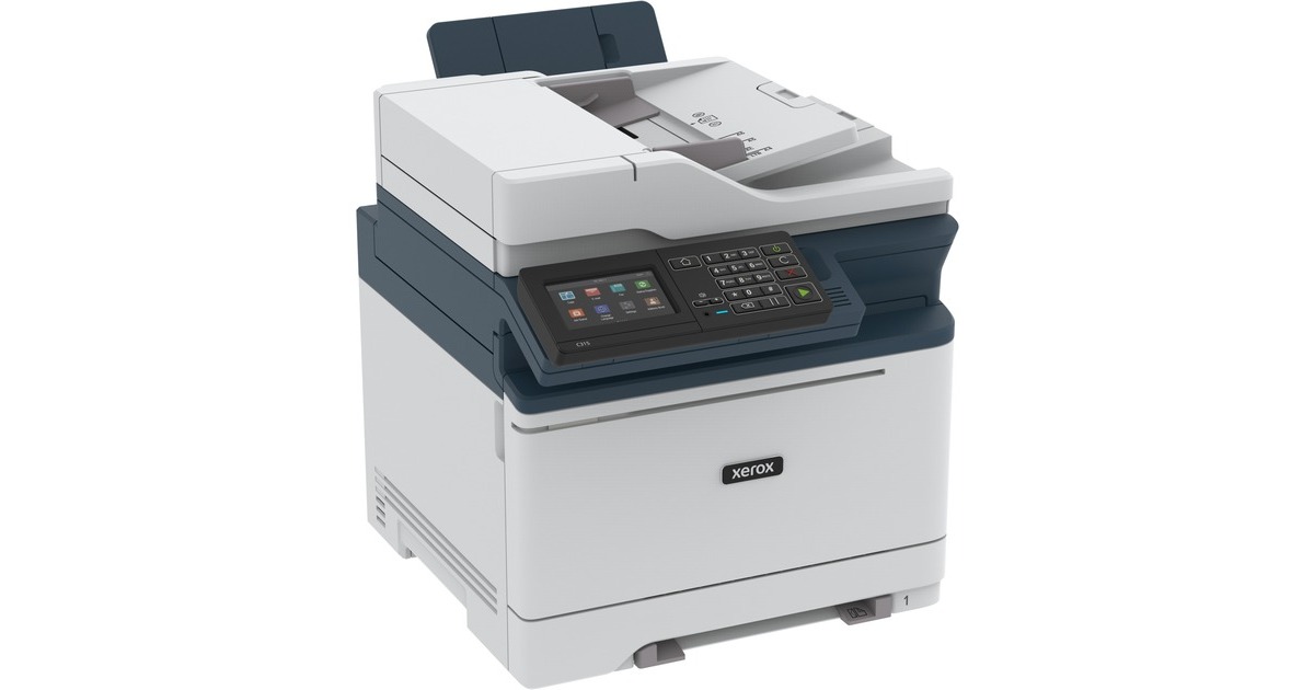Xerox C315, Multifunktionsdrucker(grau/blau, USB, LAN, WLAN, Scan, Kopie, Fax)