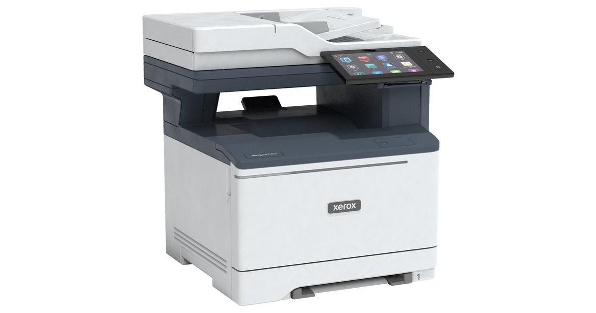 Xerox Xerox VersaLink C415DN, Multifunktionsdrucker(grau/blau, USB, LAN, Scan, Kopie, Fax)