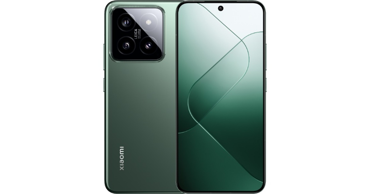 Xiaomi 14 512GB, Handy(Jade Green, Android 14, 5G, 12 GB LPDDR5X)
