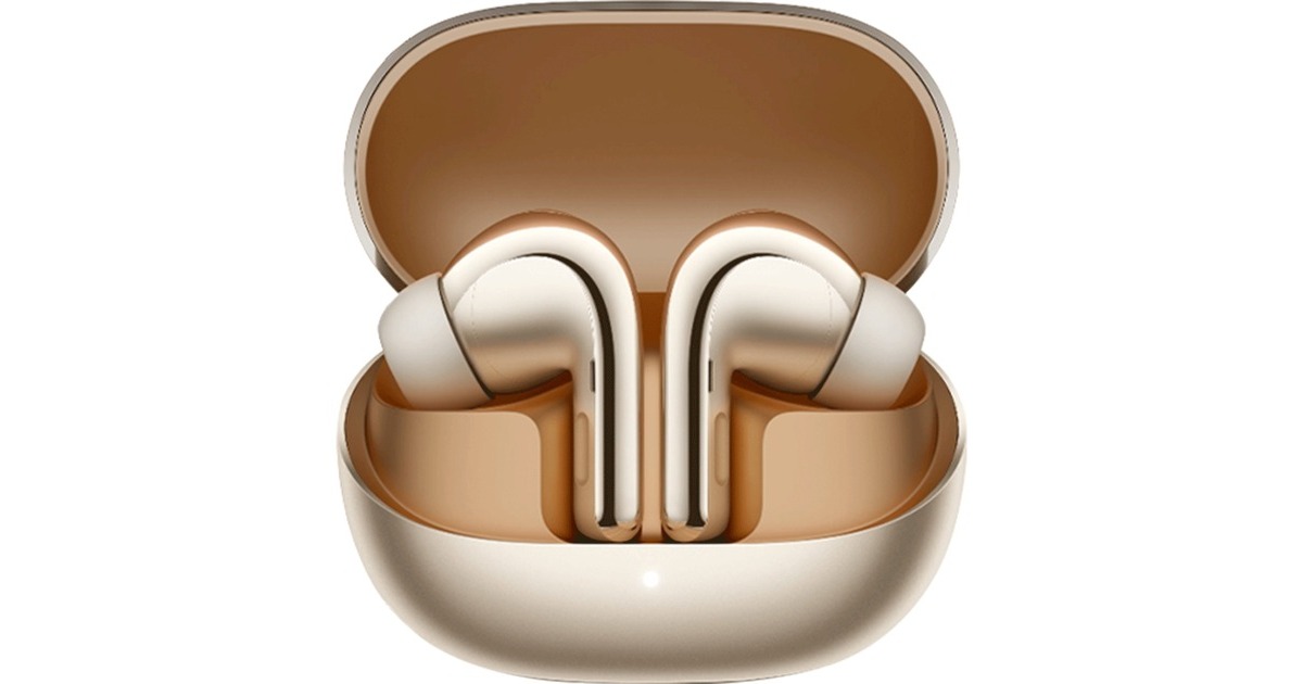 Xiaomi Buds 4 Pro, Kopfhörer(gold, Bluetooth, ANC, USB-C, Outlet)