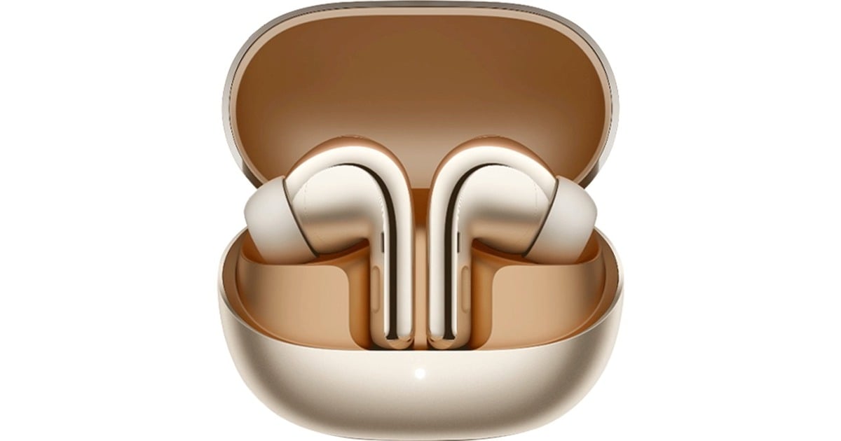 Xiaomi Buds 4 Pro, Kopfhörer(gold, Bluetooth, ANC, USB-C)