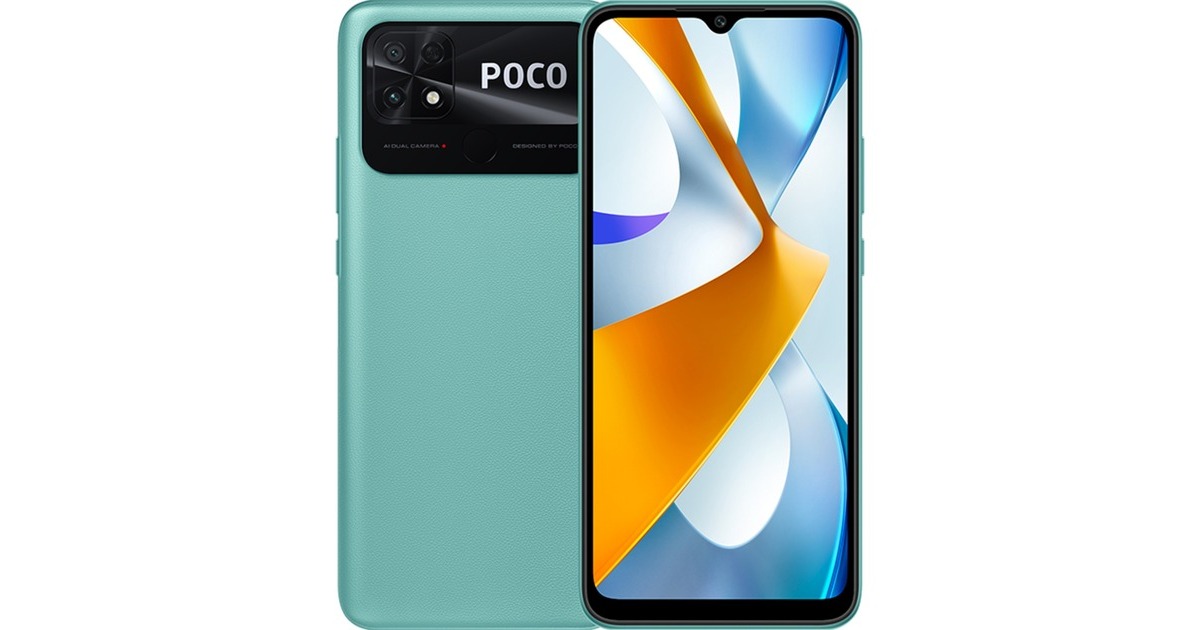 Xiaomi Poco C40 64GB, Handy(Coral Green, Android 11)