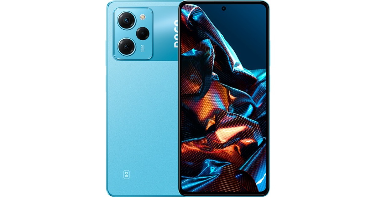 Xiaomi Poco X5 Pro 5G 128GB, Handy(Blue, Dual SIM, Android 12)