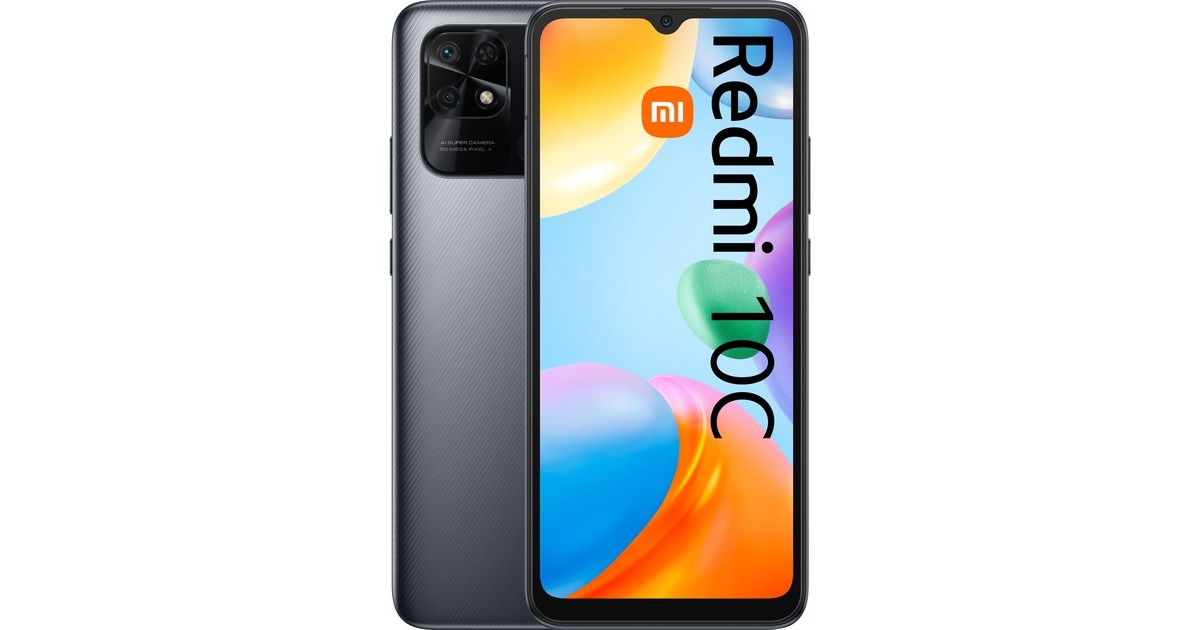Xiaomi Redmi 10C 64GB, Handy(Graphite Gray, Android 11)