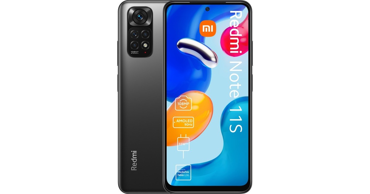 Xiaomi Redmi Note 11S 128GB, Handy(Graphite Grey, Android 11, Dual SIM) Xiaomi Redmi Note 11S 128GB, Handy(Graphite Grey, Android 11, Dual SIM)