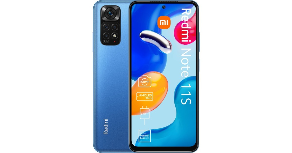 Xiaomi Redmi Note 11S 64GB, Handy(Horizon Blue, Android 11, Dual SIM) Xiaomi Redmi Note 11S 64GB, Handy(Horizon Blue, Android 11, Dual SIM)