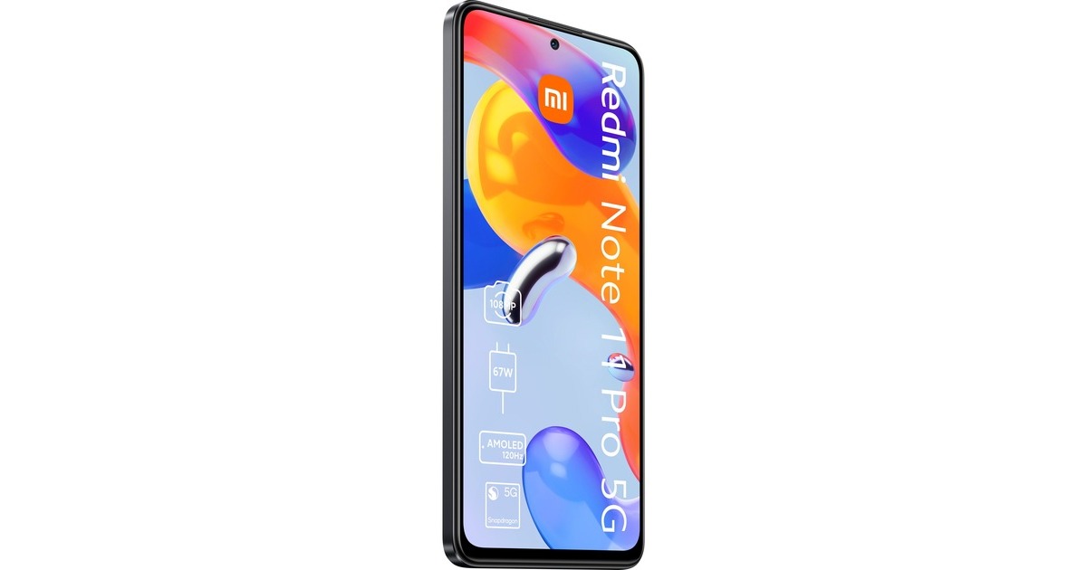 Xiaomi Redmi Note 11 Pro 5G 128GB, Handy(Stealth Black, Android 11, Dual SIM, Outlet)