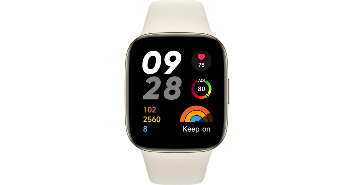 Xiaomi Watch 3, Smartwatch(weißgold)