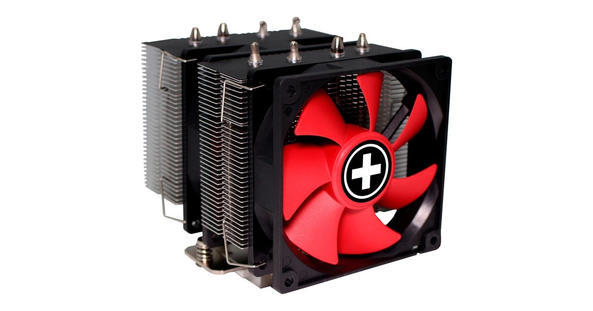 Xilence M504D, CPU-Kühler(schwarz/rot, Performance C Serie)