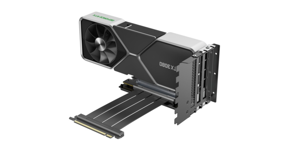 Xilence PCIe 4.0 Riser Kabel Set XZ107, Verlängerungskabel(schwarz, für Xilence X Case X912.ARGB Gaming Gehäuse)