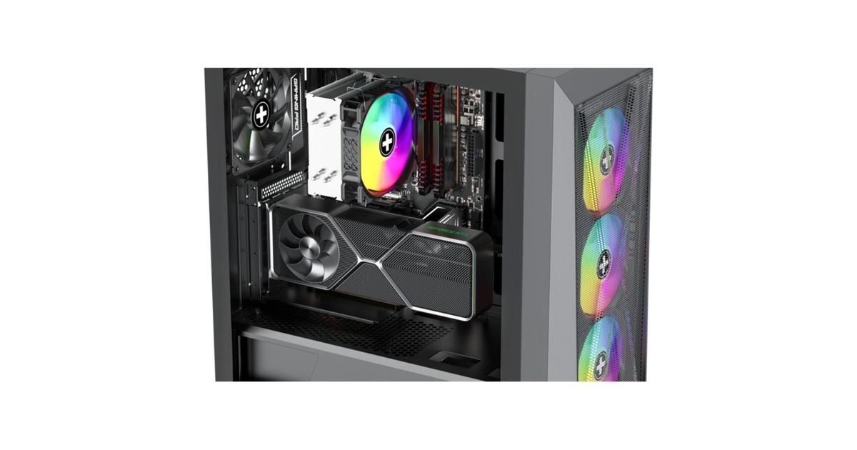 Xilence PCIe 4.0 Riser Kabel Set XZ107, Verlängerungskabel(schwarz, für Xilence X Case X912.ARGB Gaming Gehäuse)