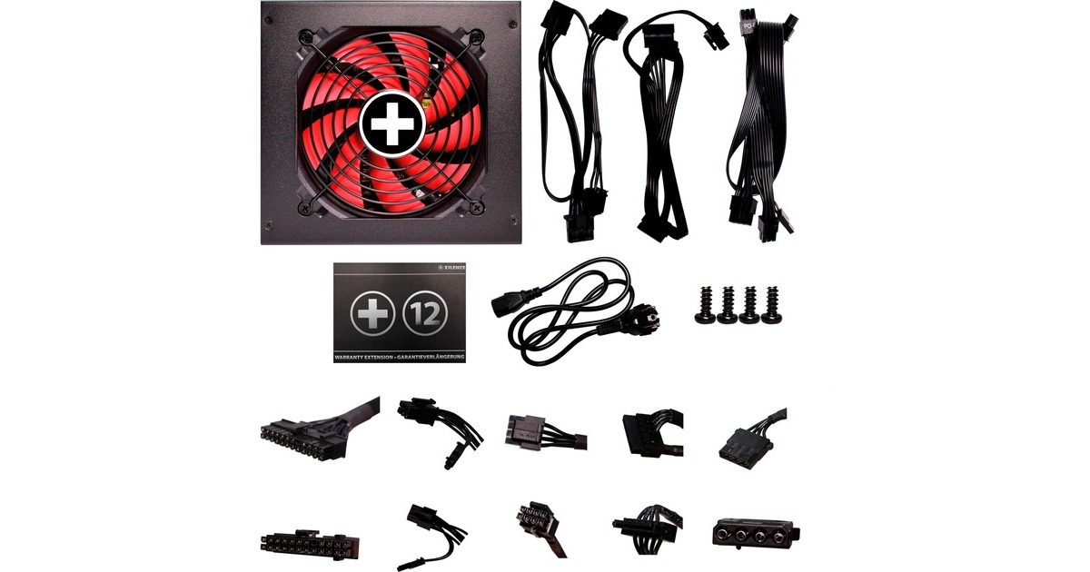 Xilence Performance A+III 850W, PC-Netzteil(schwarz/rot, 4x PCIe, 850 Watt)