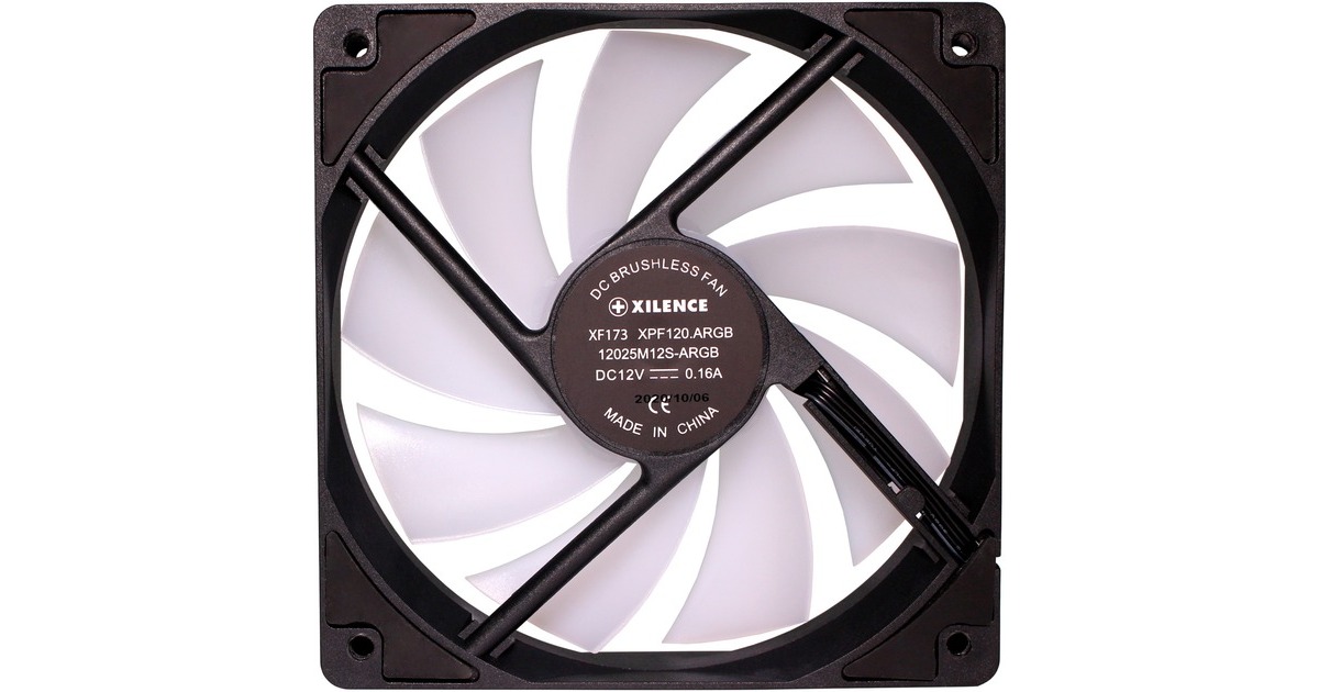 Xilence Performance A+ ARGB 120x120x25, Gehäuselüfter(schwarz)