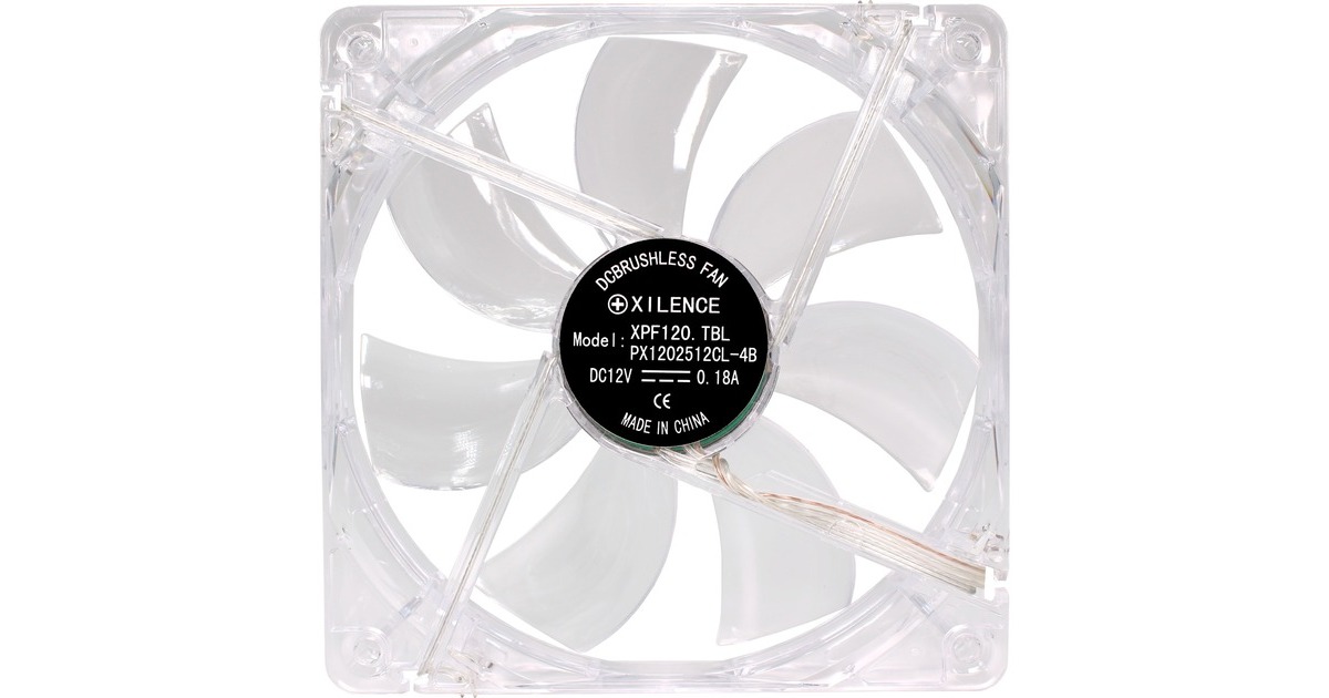 Xilence Performance C LED Series 120x120x25, Gehäuselüfter(transparent)