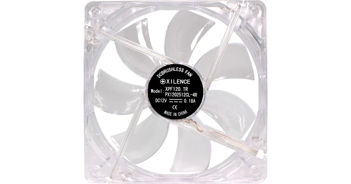 Xilence Performance C LED Series 120x120x25, Gehäuselüfter(transparent)