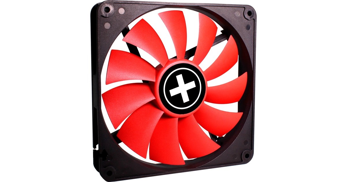 Xilence Performance C PWM Serie 140x140x25, Gehäuselüfter(schwarz/rot)