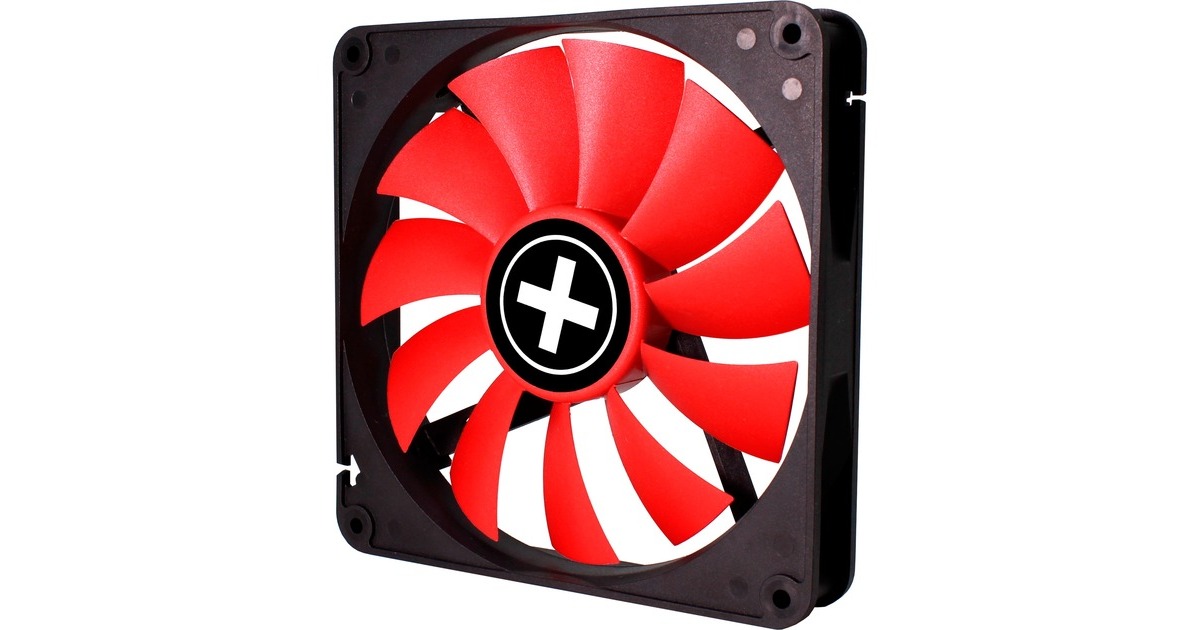 Xilence Performance C PWM Serie 140x140x25, Gehäuselüfter(schwarz/rot)