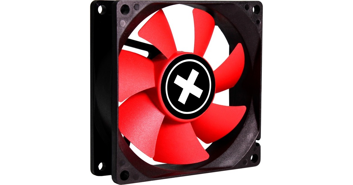Xilence Performance C PWM Serie 80x80x25, Gehäuselüfter(schwarz/rot)