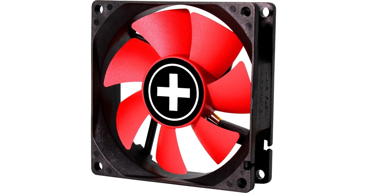 Xilence Performance C PWM Serie 80x80x25, Gehäuselüfter(schwarz/rot)