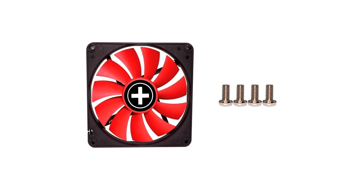 Xilence Performance C Serie 140x140x25, Gehäuselüfter(schwarz/rot)