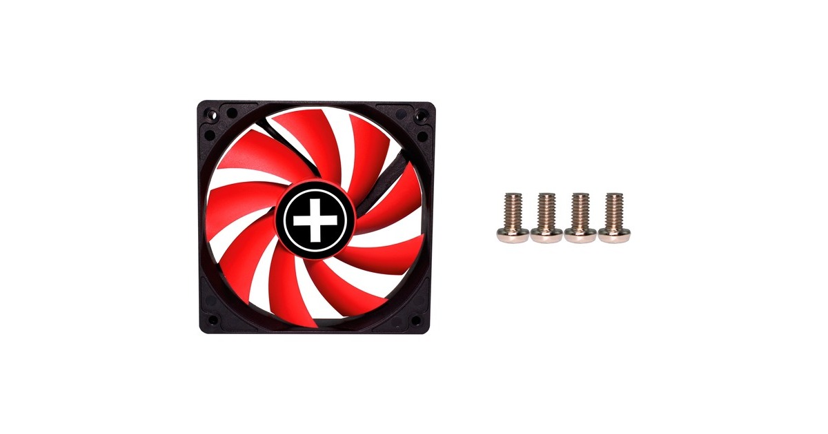 Xilence Performance C Series 120x120x25, Gehäuselüfter(schwarz/rot)