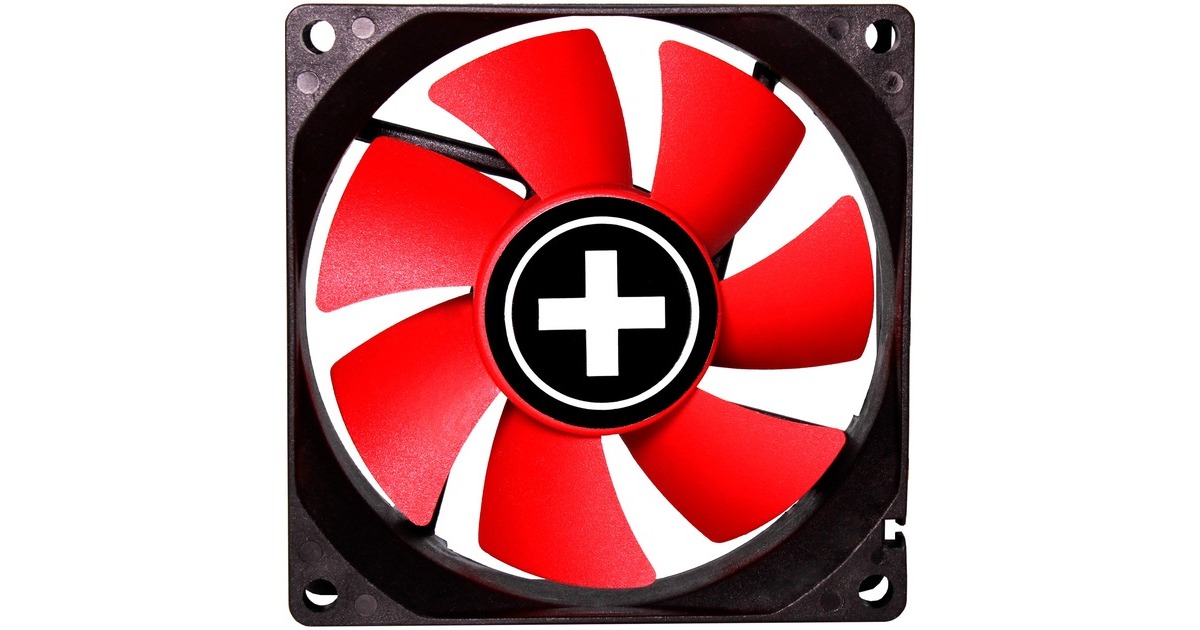 Xilence Performance C Series 80x80x25, Gehäuselüfter(schwarz/rot)