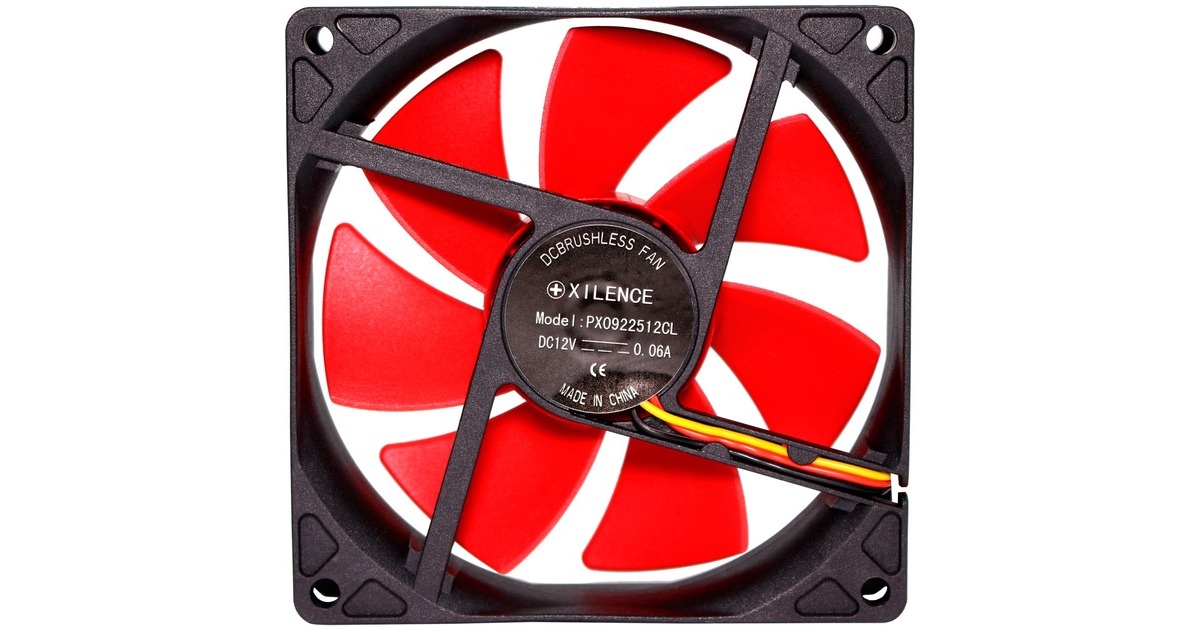 Xilence Performance C Series 92x92x25, Gehäuselüfter(schwarz/rot)