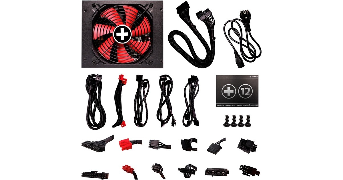 Xilence Performance X XN076 1050W, PC-Netzteil(schwarz, 6x PCIe, Kabel-Management, 1050 Watt)