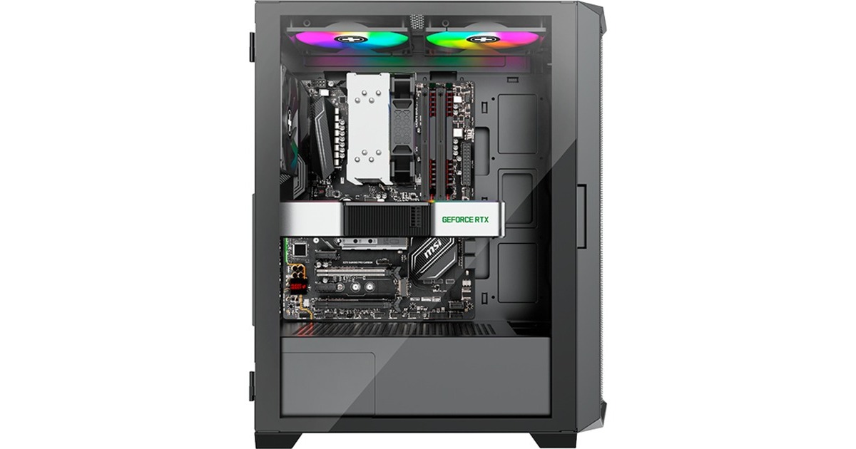 Xilence XILENT BLADE II X613, Tower-Gehäuse(schwarz, Tempered Glass)
